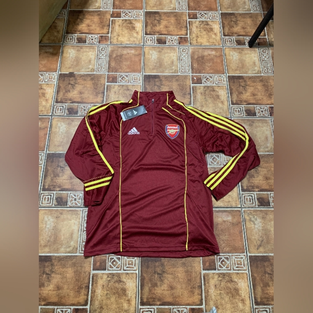 Adidas Arsenal 2025/26 Long Sleeve Quarter Zip Jacket Size M
